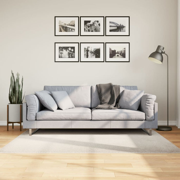 Covor IZA aspect scandinav, cu fire scurte, crem, 120x170 cm - WALTI WALTI