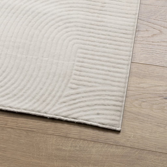 Covor IZA aspect scandinav, cu fire scurte, crem, 140x200 cm - WALTI WALTI