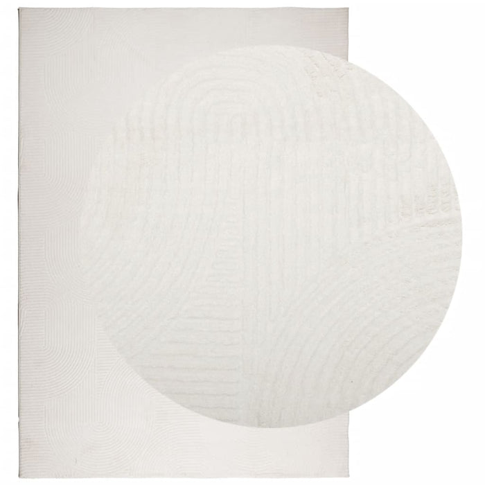 Covor IZA aspect scandinav, cu fire scurte, crem, 160x230 cm - WALTI WALTI