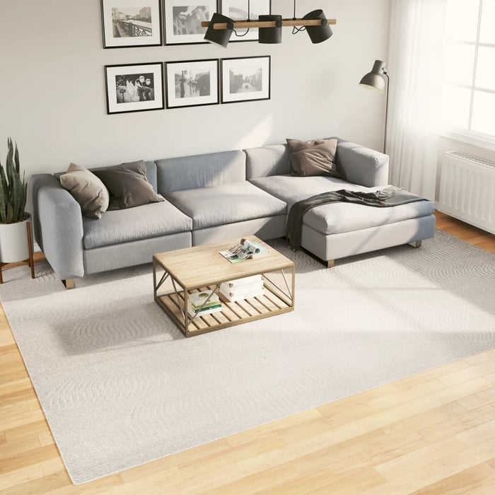 Covor IZA aspect scandinav, cu fire scurte, crem, 240x340 cm - WALTI WALTI