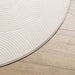 Covor IZA aspect scandinav, cu fire scurte, crem, Ø 80 cm - WALTI WALTI