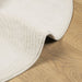 Covor IZA aspect scandinav, cu fire scurte, crem, Ø 100 cm - WALTI WALTI