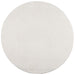 Covor IZA aspect scandinav, cu fire scurte, crem, Ø 120 cm - WALTI WALTI