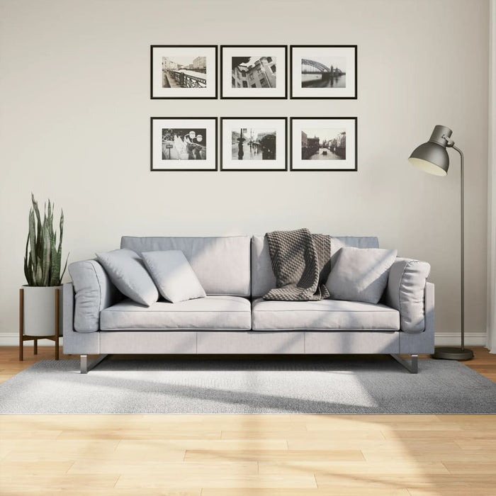 Covor IZA aspect scandinav, cu fire scurte, gri, 100x200 cm - WALTI WALTI