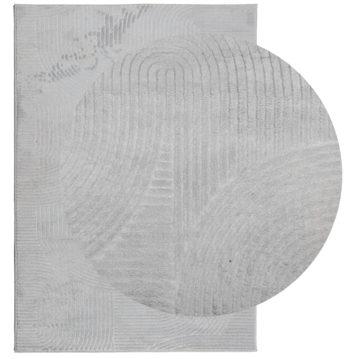 Covor IZA aspect scandinav, cu fire scurte, gri, 120x170 cm - WALTI WALTI