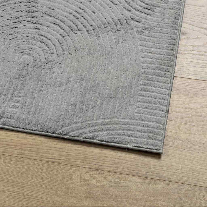 Covor IZA aspect scandinav, cu fire scurte, gri, 160x230 cm - WALTI WALTI