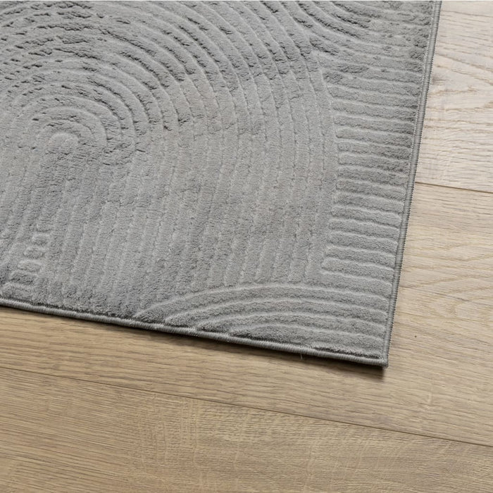 Covor IZA aspect scandinav, cu fire scurte, gri, 200x280 cm - WALTI WALTI