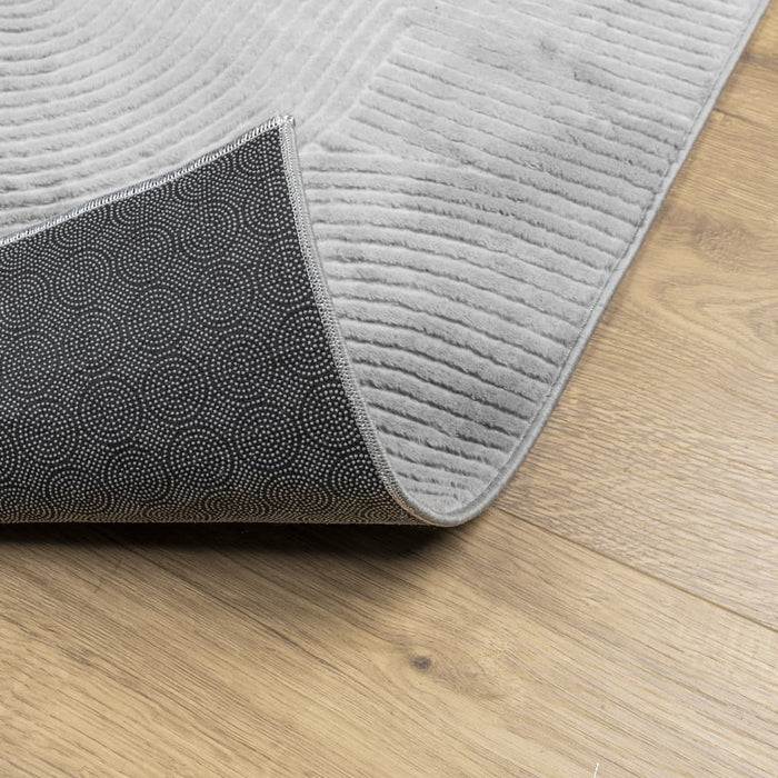 Covor IZA aspect scandinav, cu fire scurte, gri, 200x280 cm - WALTI WALTI