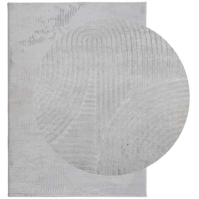 Covor IZA aspect scandinav, cu fire scurte, gri, 240x340 cm - WALTI WALTI