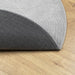 Covor "IZA" aspect scandinav, cu fire scurte, gri, Ø 160 cm - WALTI WALTI