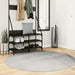 Covor "IZA" aspect scandinav, cu fire scurte, gri, Ø 160 cm - WALTI WALTI