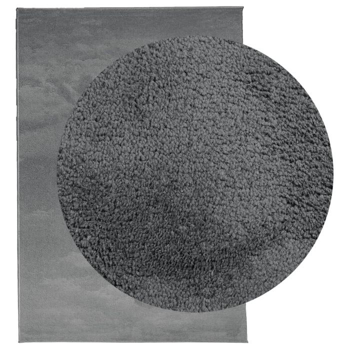 Covor „OVIEDO”, fire scurte, antracit, 140x200 cm - WALTI WALTI