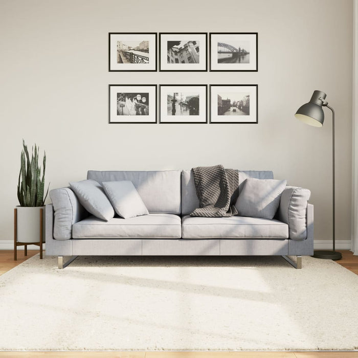 Covor „OVIEDO”, fire scurte, bej, 200x200 cm - WALTI WALTI
