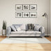Covor „OVIEDO”, fire scurte, crem, 120x120 cm - WALTI WALTI