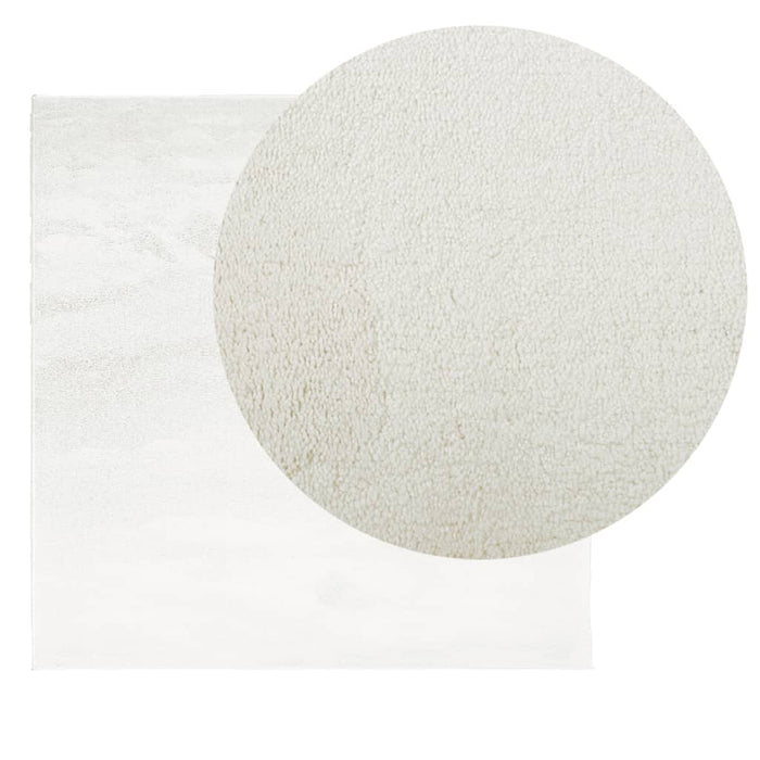 Covor „OVIEDO”, fire scurte, crem, 200x200 cm - WALTI WALTI