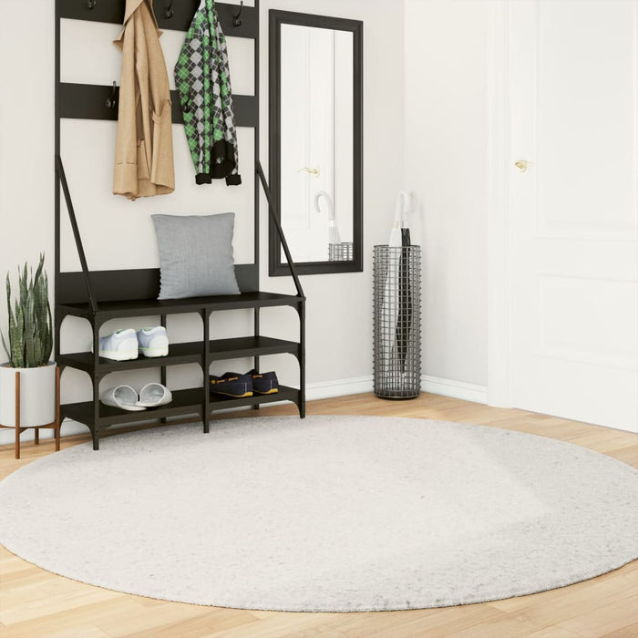 Covor „OVIEDO”, fire scurte, crem, Ø 200 cm - WALTI WALTI