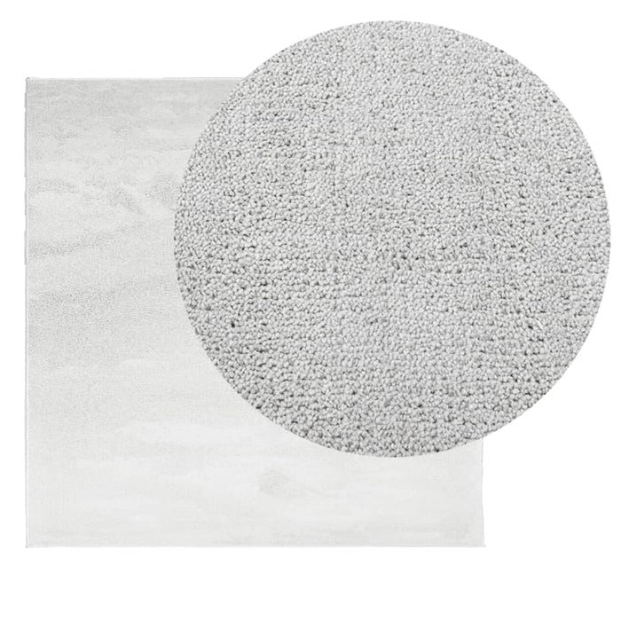 Covor „OVIEDO”, fire scurte, gri, 160x160 cm WALTI