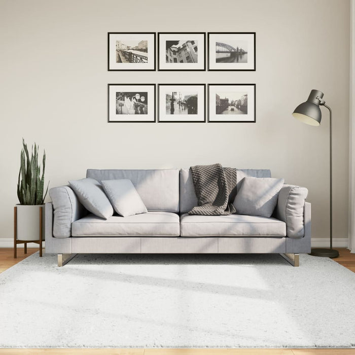 Covor „OVIEDO”, fire scurte, gri, 200x200 cm WALTI