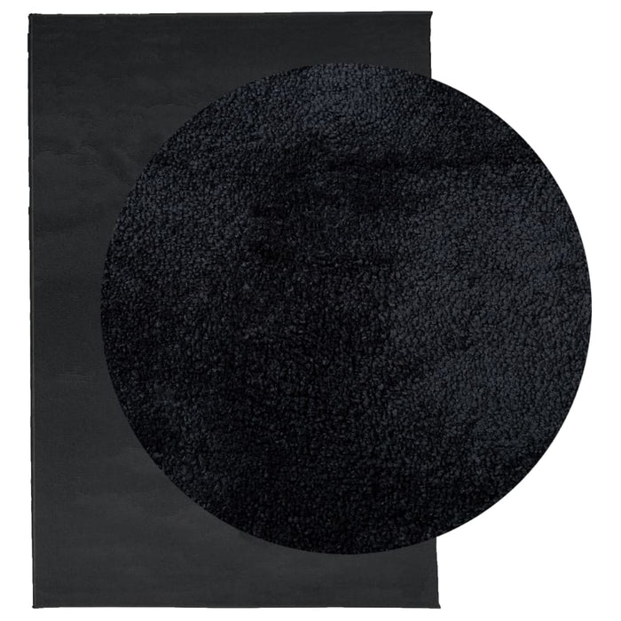Covor „OVIEDO”, fire scurte, negru, 140x200 cm - WALTI WALTI