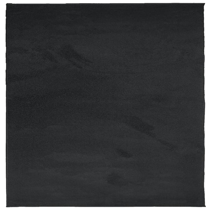 Covor „OVIEDO”, fire scurte, negru, 200x200 cm - WALTI WALTI