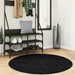 Covor „OVIEDO”, fire scurte, negru, Ø 120 cm - WALTI WALTI