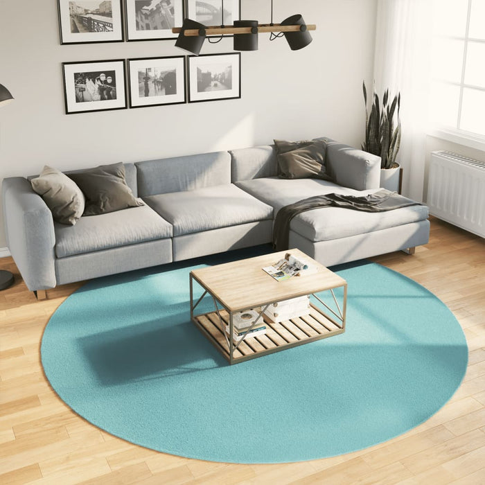 Covor „OVIEDO”, fire scurte, verde, Ø 240 cm WALTI