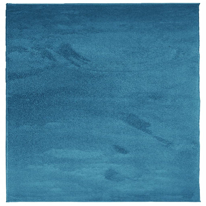 Covor „OVIEDO”, fire scurte, turcoaz, 120x120 cm - WALTI WALTI