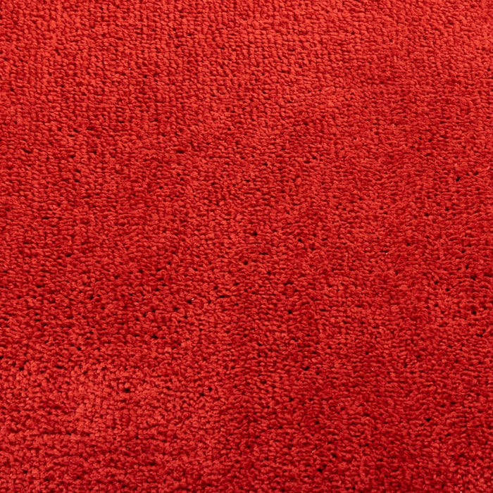 Covor „OVIEDO”, fire scurte, roșu, 240x240 cm WALTI