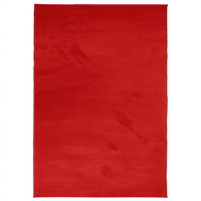 Covor „OVIEDO”, fire scurte, roșu, 300x400 cm WALTI