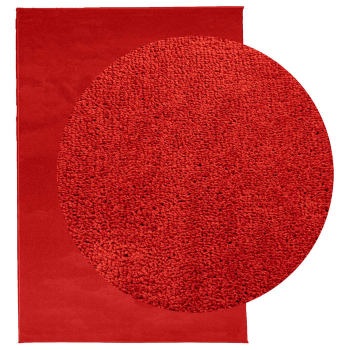 Covor „OVIEDO”, fire scurte, roșu, 300x400 cm WALTI