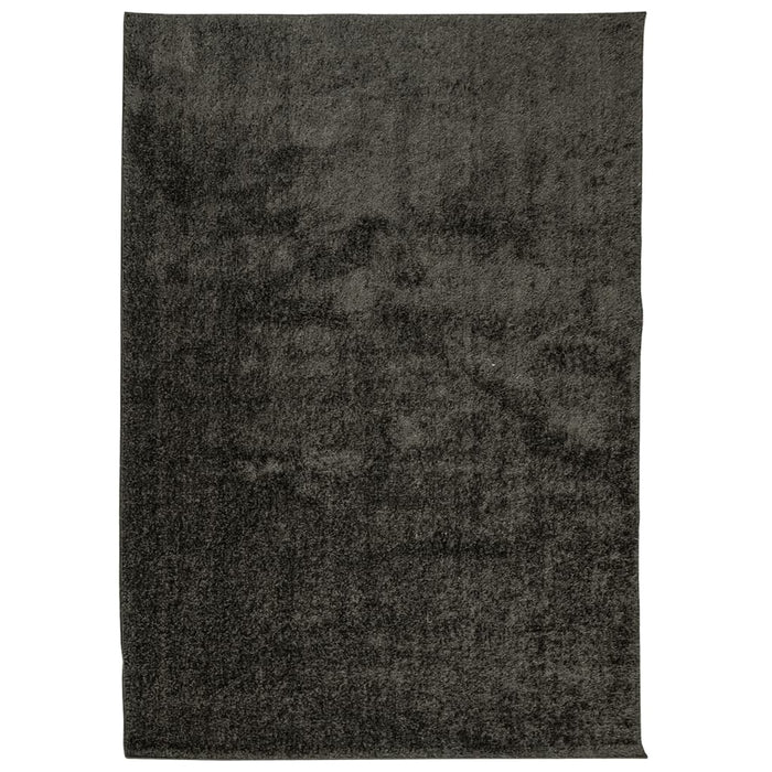 Covor ISTAN, cu fire înalte, aspect lucios, antracit, 120x170cm - WALTI WALTI
