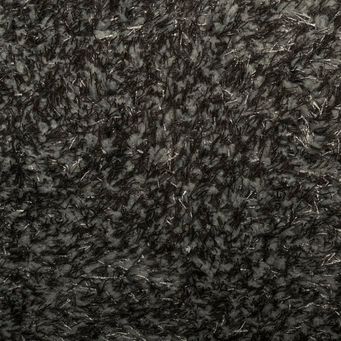 Covor ISTAN, cu fire înalte, aspect lucios, antracit, 240x340cm WALTI
