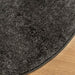 Covor ISTAN, cu fire înalte, aspect lucios, antracit, Ø 160 cm - WALTI WALTI