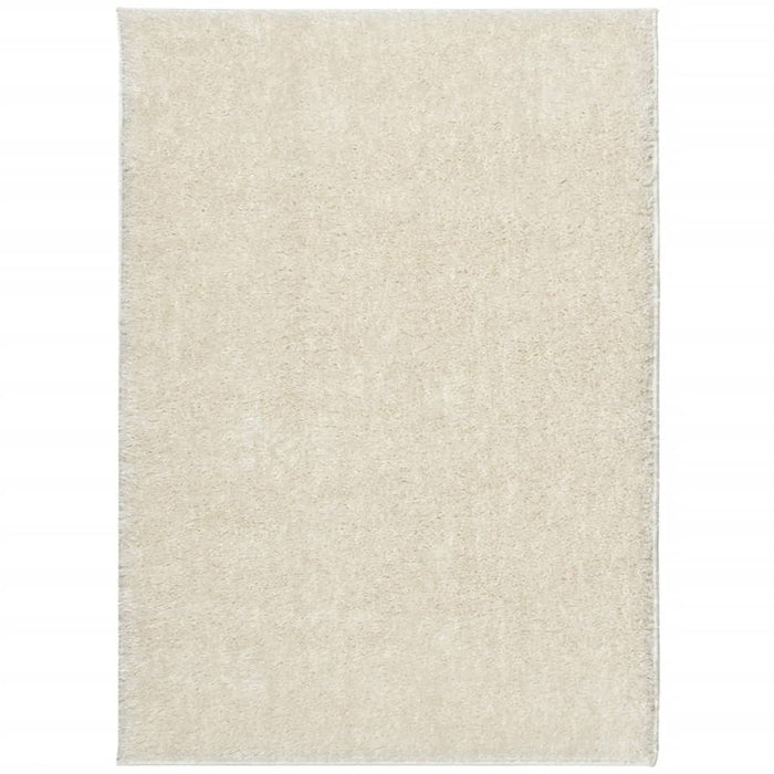 Covor ISTAN, cu fire înalte, aspect lucios, crem, 200x280 cm WALTI