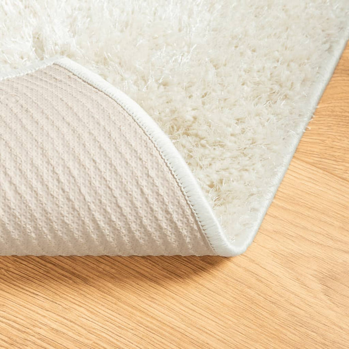 Covor ISTAN, cu fire înalte, aspect lucios, crem, 200x280 cm WALTI