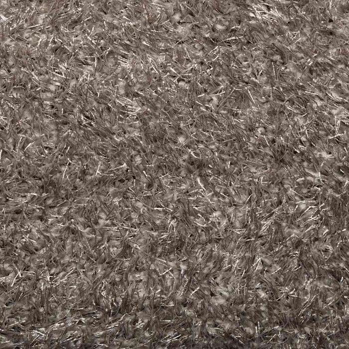 Covor ISTAN, cu fire înalte, aspect lucios, gri, 80x150 cm - WALTI WALTI