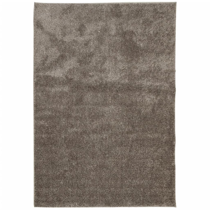 Covor ISTAN, cu fire înalte, aspect lucios, gri, 120x170 cm - WALTI WALTI