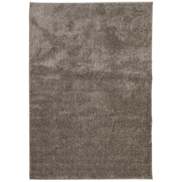 Covor ISTAN, cu fire înalte, aspect lucios, gri, 160x230 cm - WALTI WALTI