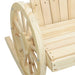 Scaune balansoar Adirondack, 2 buc., lemn masiv de brad - WALTI WALTI