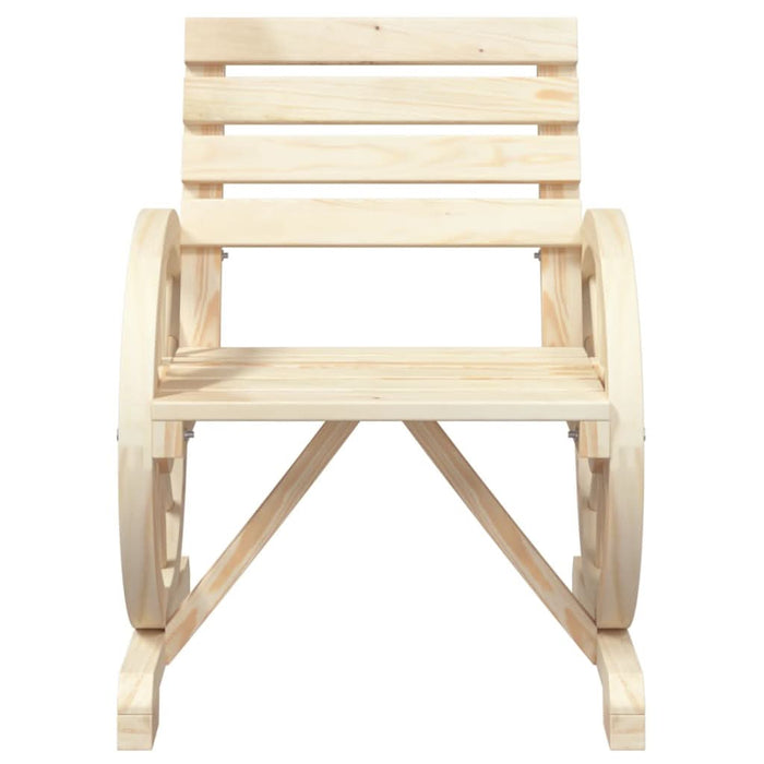 Set mobilier de grădină, 4 piese, lemn masiv de brad - WALTI WALTI