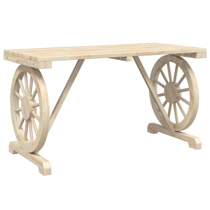 Set mobilier de grădină, 5 piese, lemn masiv de brad WALTI