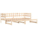 Pat de zi extensibil, 2x(80x200) cm, lemn masiv de pin - WALTI WALTI