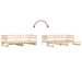Pat de zi extensibil, 2x(80x200) cm, lemn masiv de pin - WALTI WALTI