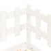 Pat de zi extensibil, alb, 2x(80x200) cm, lemn masiv de pin - WALTI WALTI