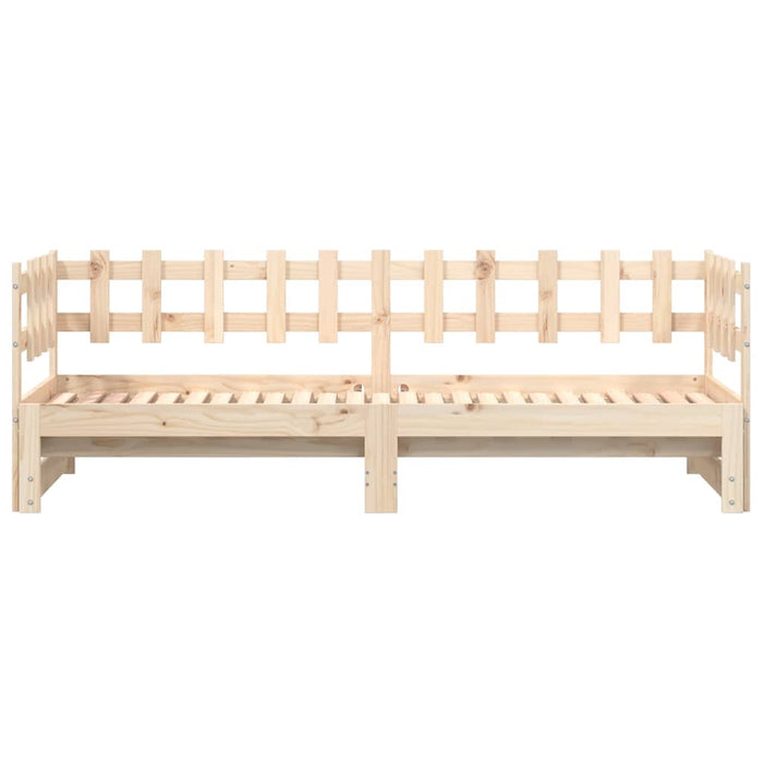 Pat de zi extensibil, 2x(90x200) cm, lemn masiv de pin - WALTI WALTI