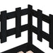 Pat de zi extensibil, negru, 2x(90x200) cm, lemn masiv de pin - WALTI WALTI