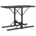 Set bistro cu perne, 3 piese, negru, poliratan - WALTI WALTI