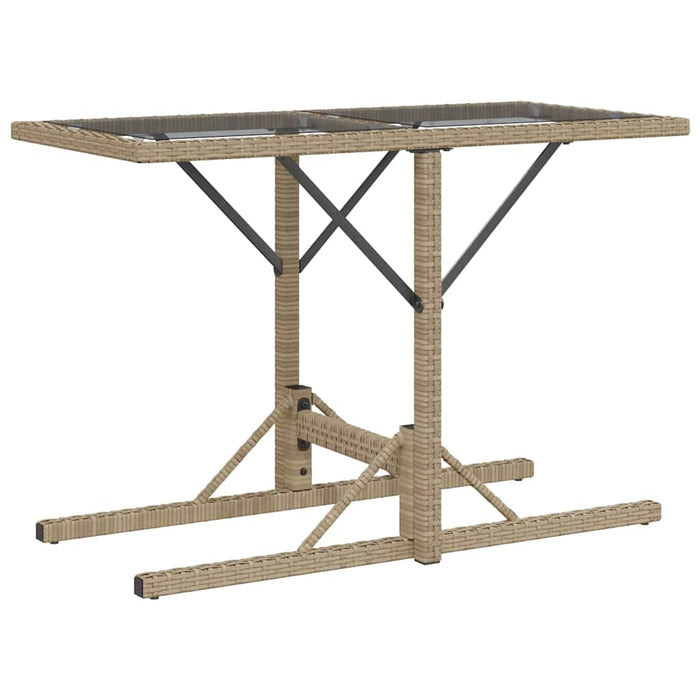 Set bistro cu perne, 3 piese, bej combinat, poliratan - WALTI WALTI