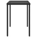 Set mobilier de grădină cu perne, 5 piese, negru, poliratan - WALTI WALTI