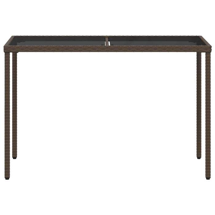 Set mobilier de grădină, 5 piese, cu perne, maro, poliratan - WALTI WALTI